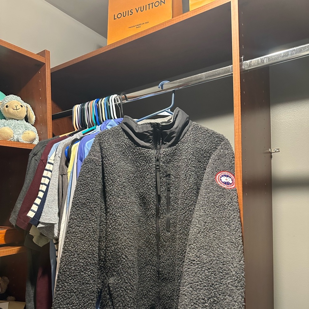 Canada Goose Charcoal Fleece Jacket